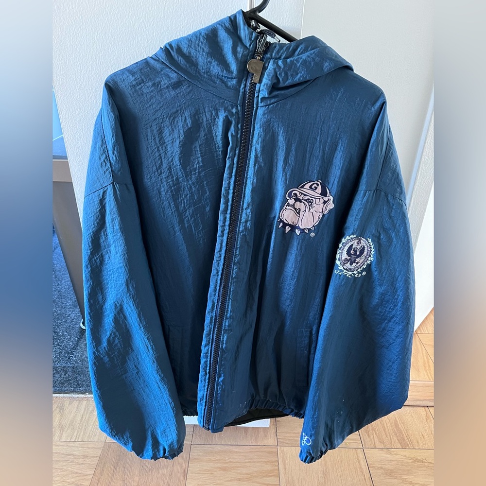 Reversible Georgetown Puffer / Bomber Jacket